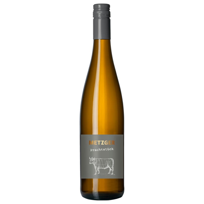 Metzger Weißwein Prachtstück Weißburgunder/Chardonnay trocken 0,75l